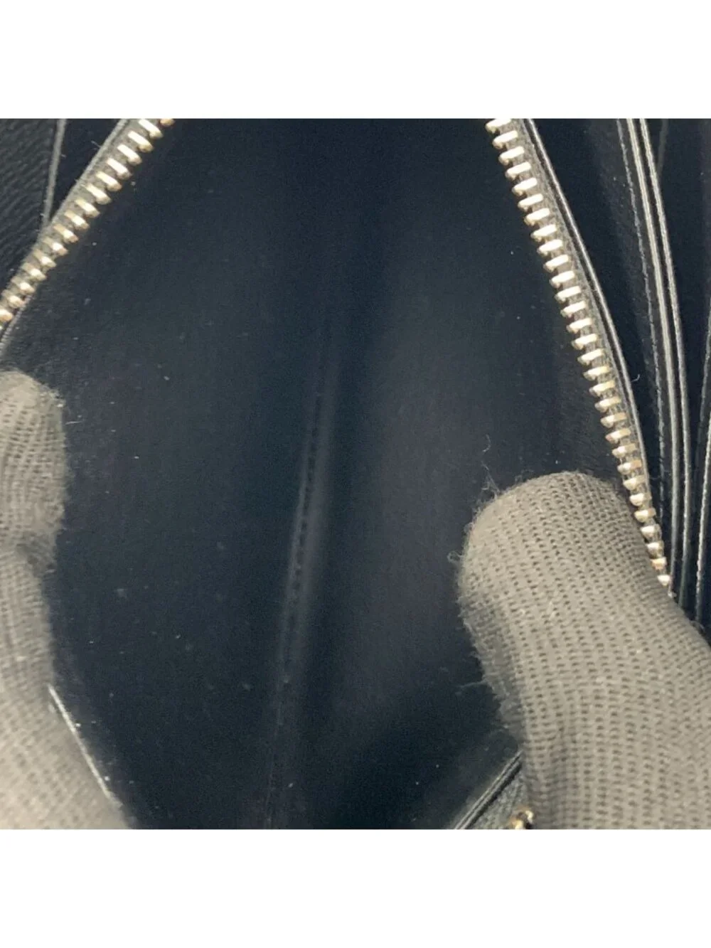 Louis Vuitton Epi Zippy Wallet Zip Around Black